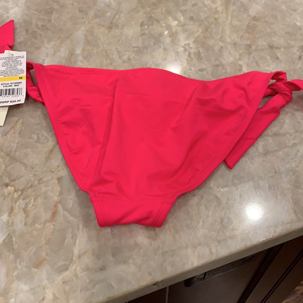 NWT Kenneth Cole Hot Pink Bikini Bottoms! - Picture 3 of 4